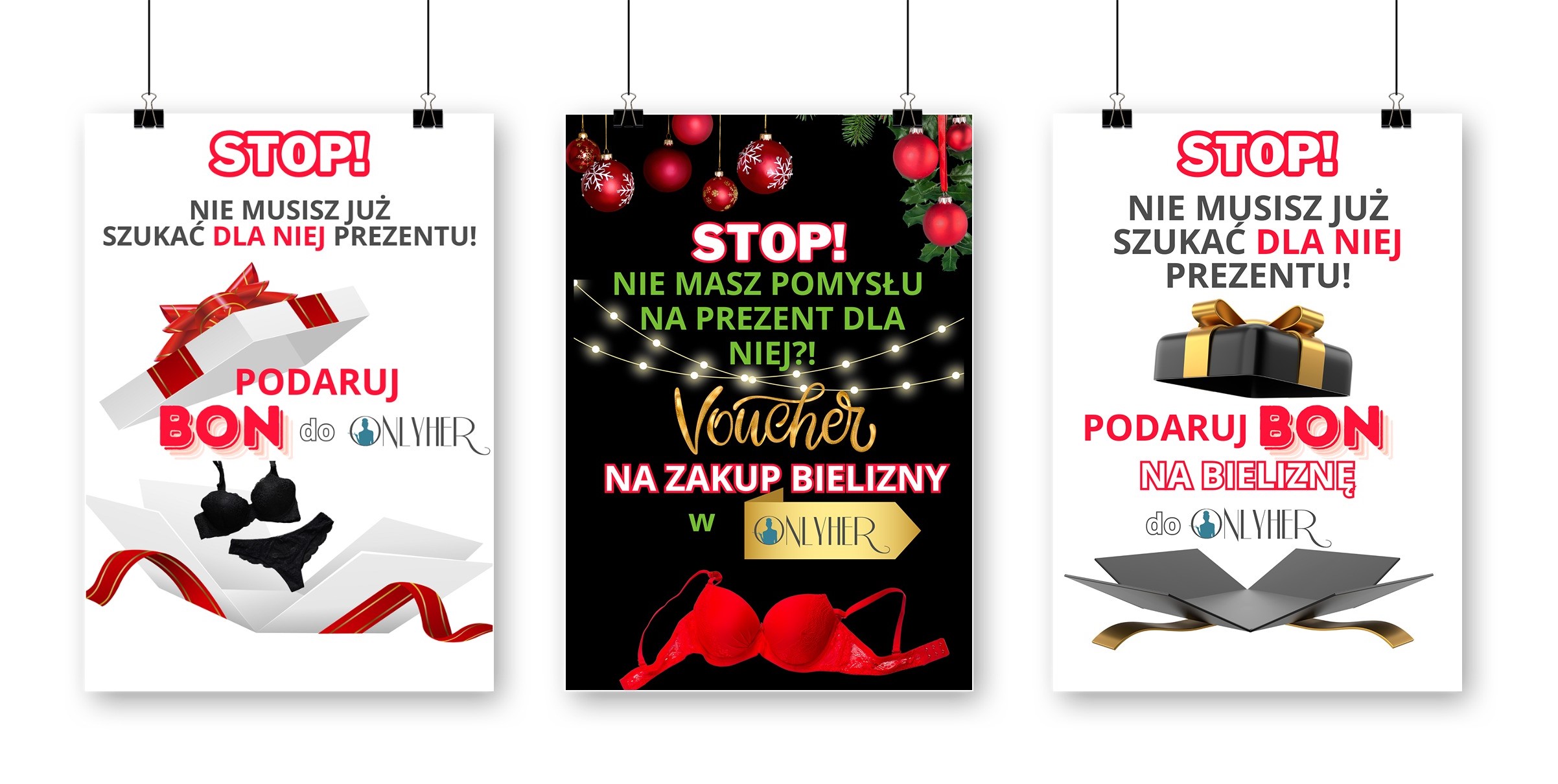 Lekki Biznes Online mockup plakaty