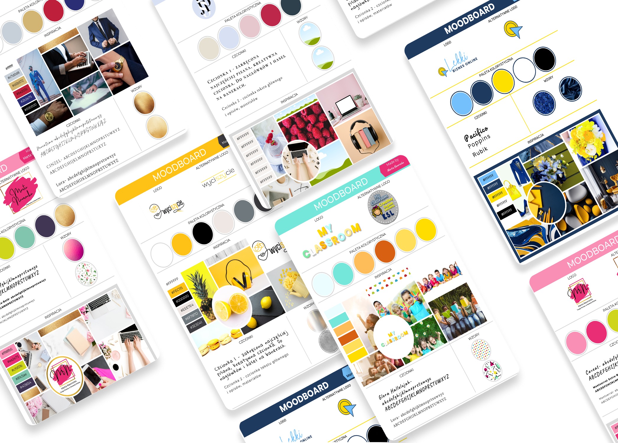 Lekki Biznes Online moodboard