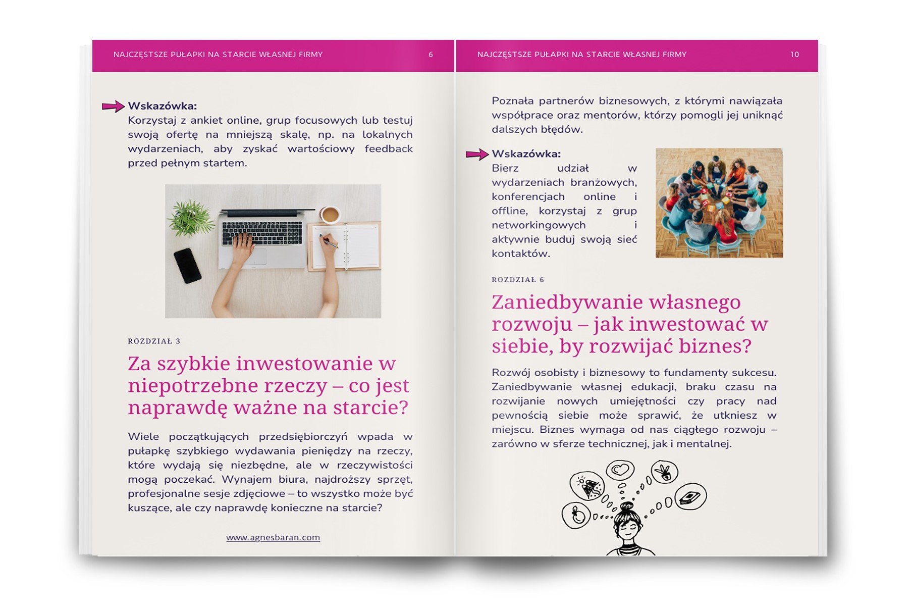 Lekki Biznes Online przykładowe wnętrze ebooka