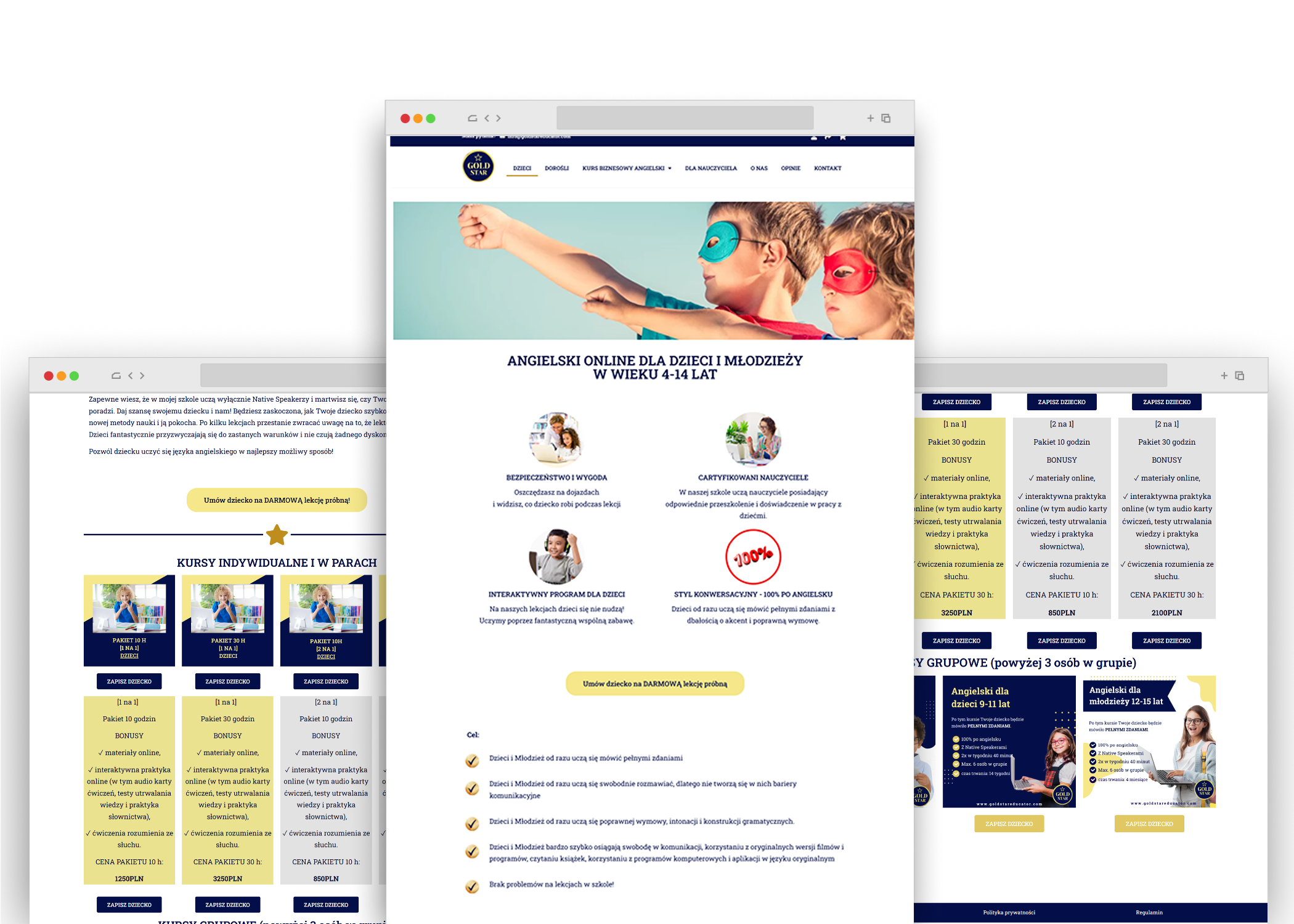 Lekki Biznes Online szablony do Elementora