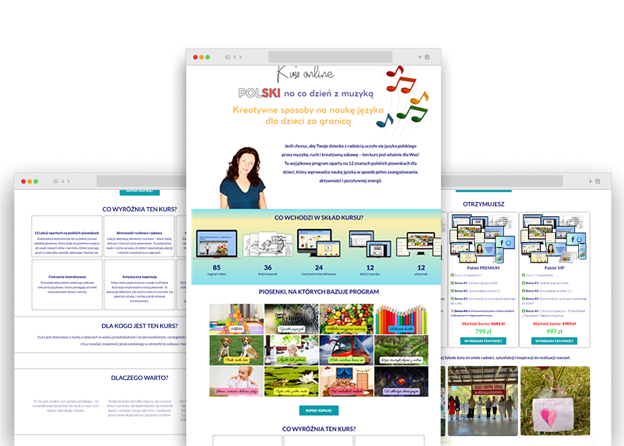 Lekki Biznes Online szablony stron dla produktów cyfrowych